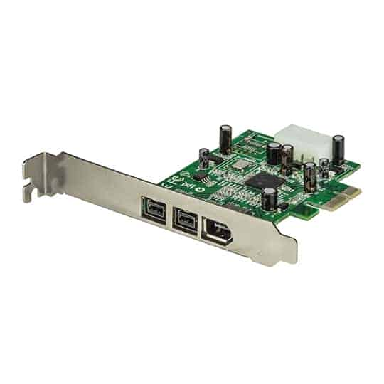 StarTech PEX1394B3 3 Port 2b 1a PCIe F-wire 800 PCIe Card